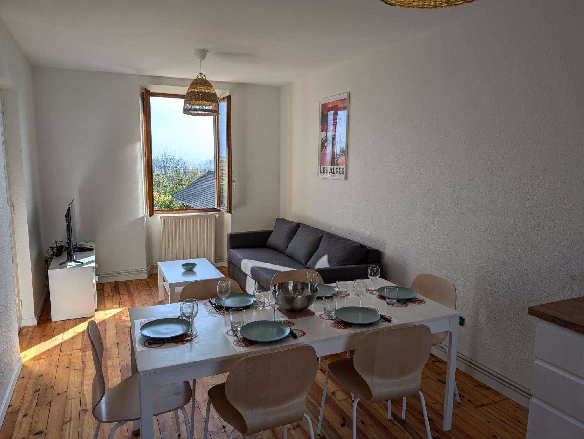 Appart 65M2 Avec 2 Chambres Dans Ferme Renovee - Parking Gratuit - Grande Vue Montagnes Montbonnot-Saint-Martin Zewnętrze zdjęcie